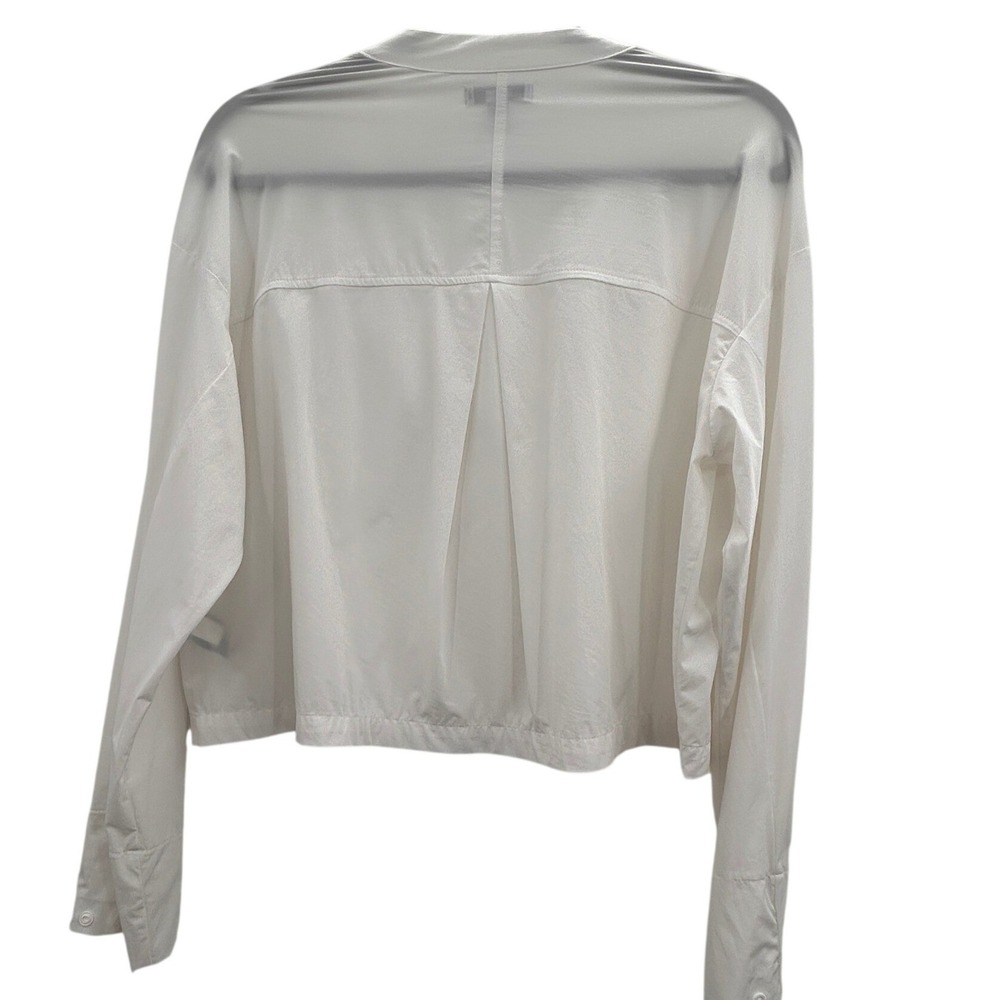 FLX Womens FLX Woven Popover Top Size XS Long Sleeve Utility Casual - Picture 5 of 10